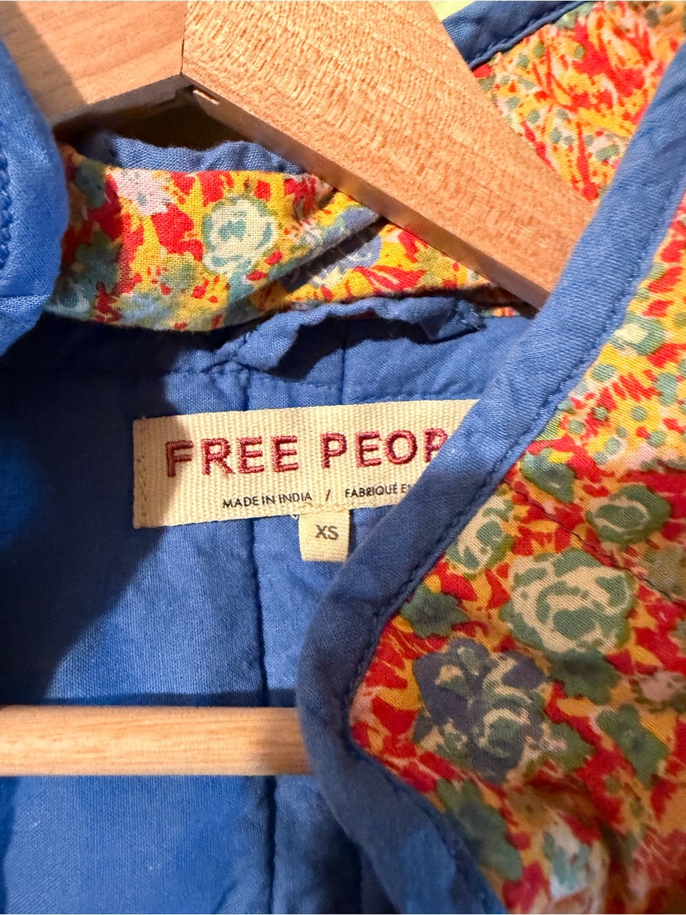 Free People Chloe Quilted Floral Jacket XS - never worn ! - Picture 3 of 3